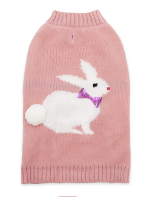DOGO Bunny Sweater in pink